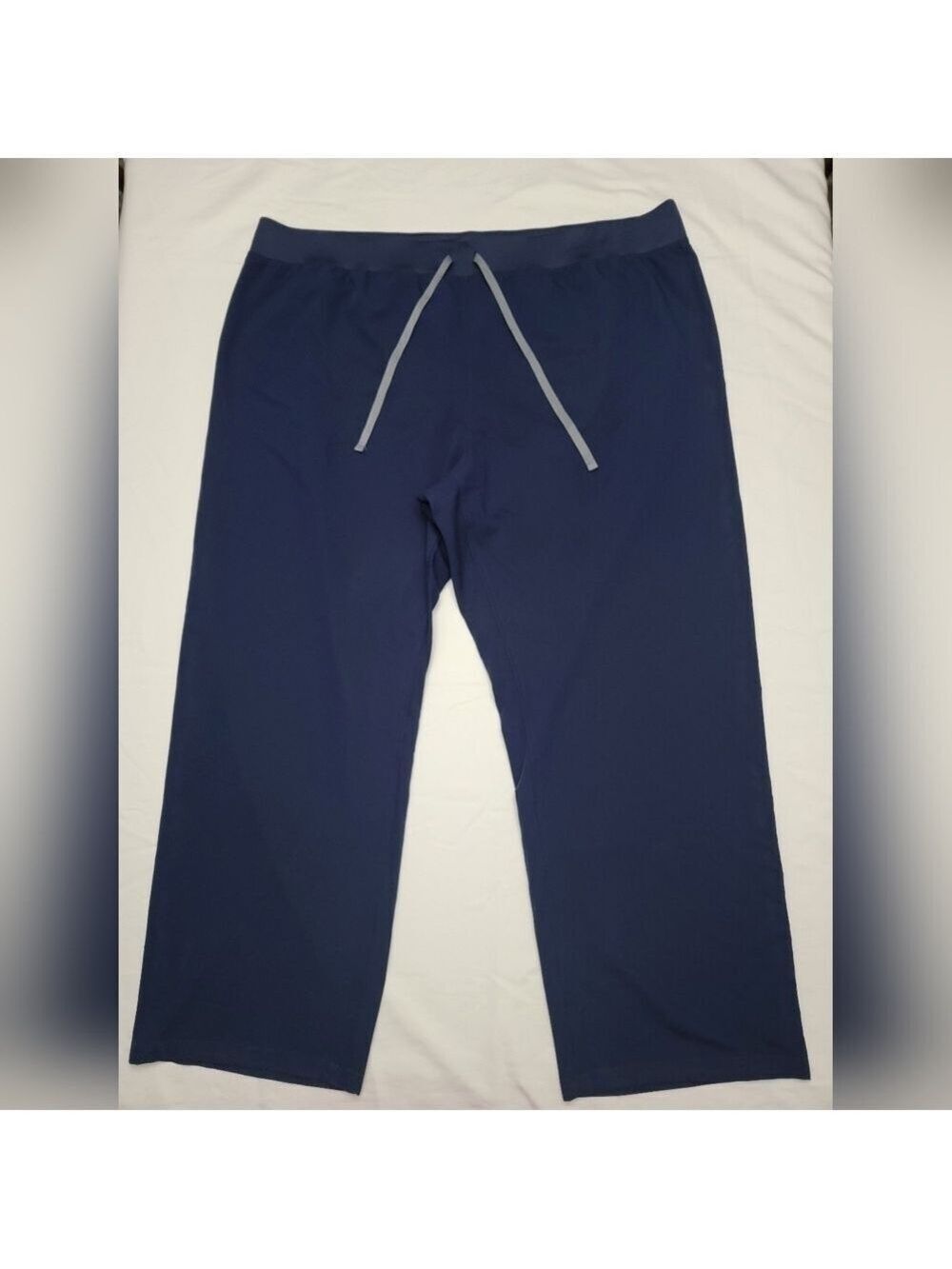 Figs 6XL/T Drawstring Pants Blue Technical Collection Pull On Scrubs Navy Blue